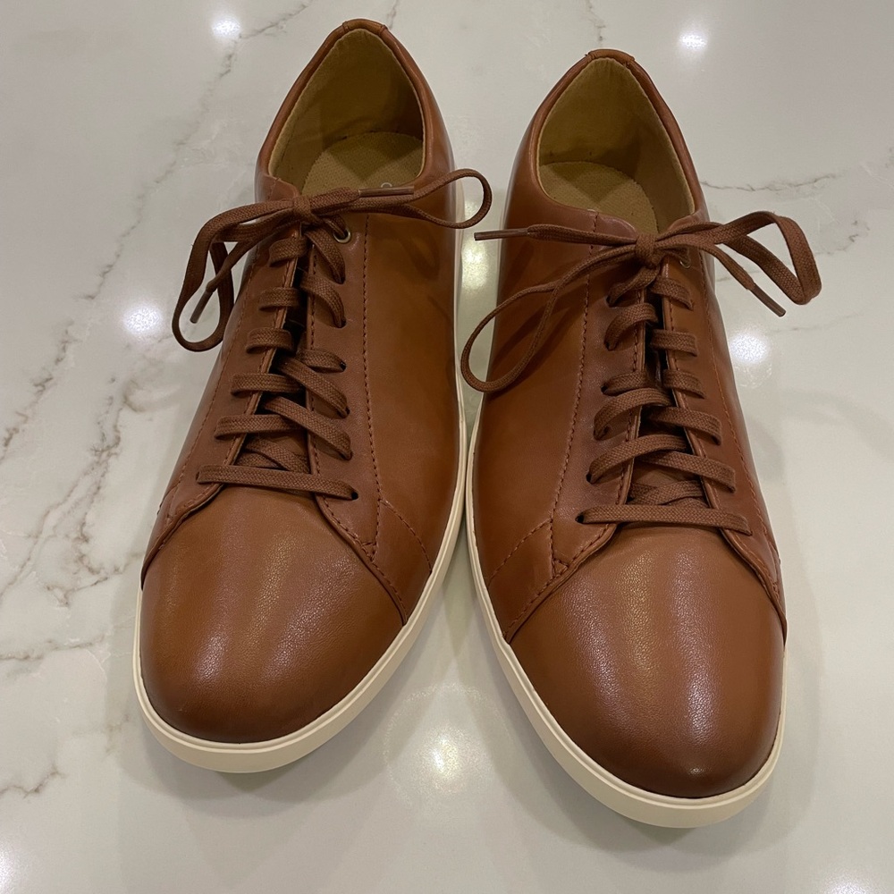 Cole Haan Men's Tan Grand Crosscourt 2 Leather Sneakers